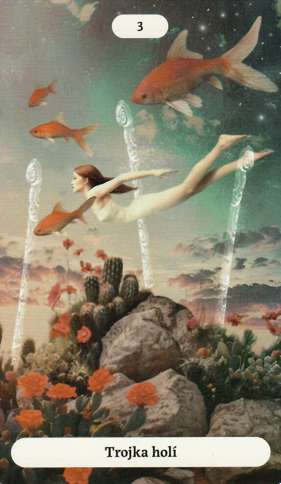 3 hole - tarotová sada Hlas přírody